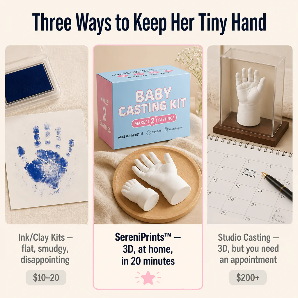 SereniPrints™ — Cast Your Baby's Tiny Hands & Feet in 3D Plaster Keepsakes - Image 6