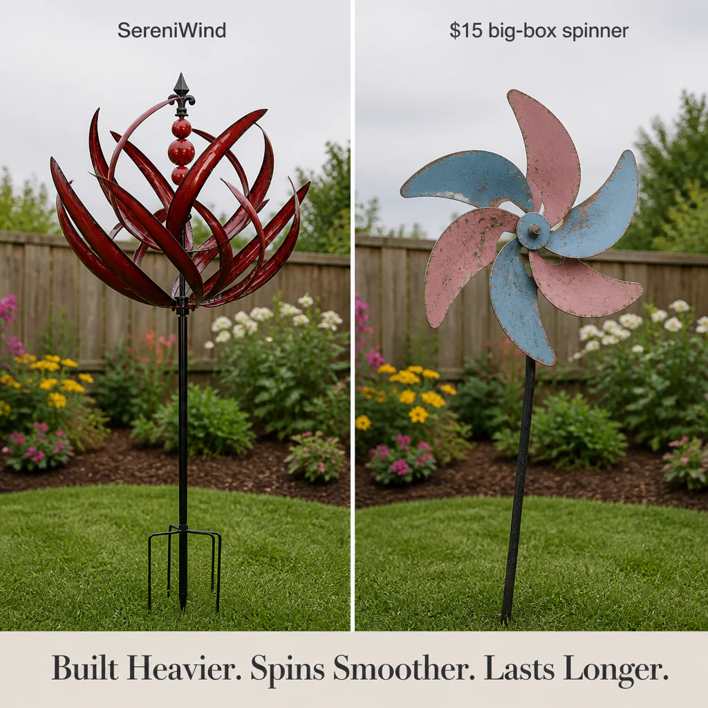 SereniWind™ — Watch the Lightest Breeze Bloom a Slow-Spinning Metal Lotus - Image 6