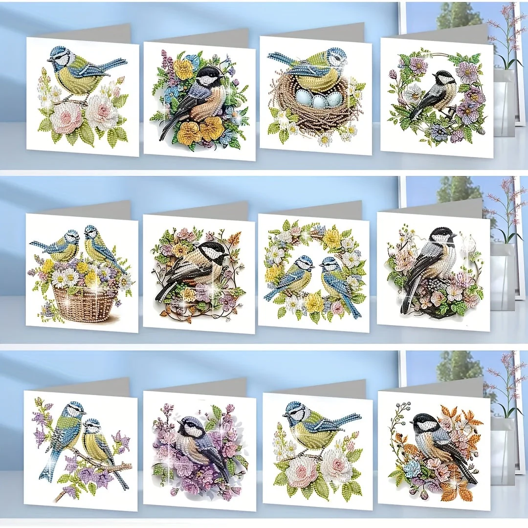 Set of 12 Greeting Cards for Diamond Painting - Image 4