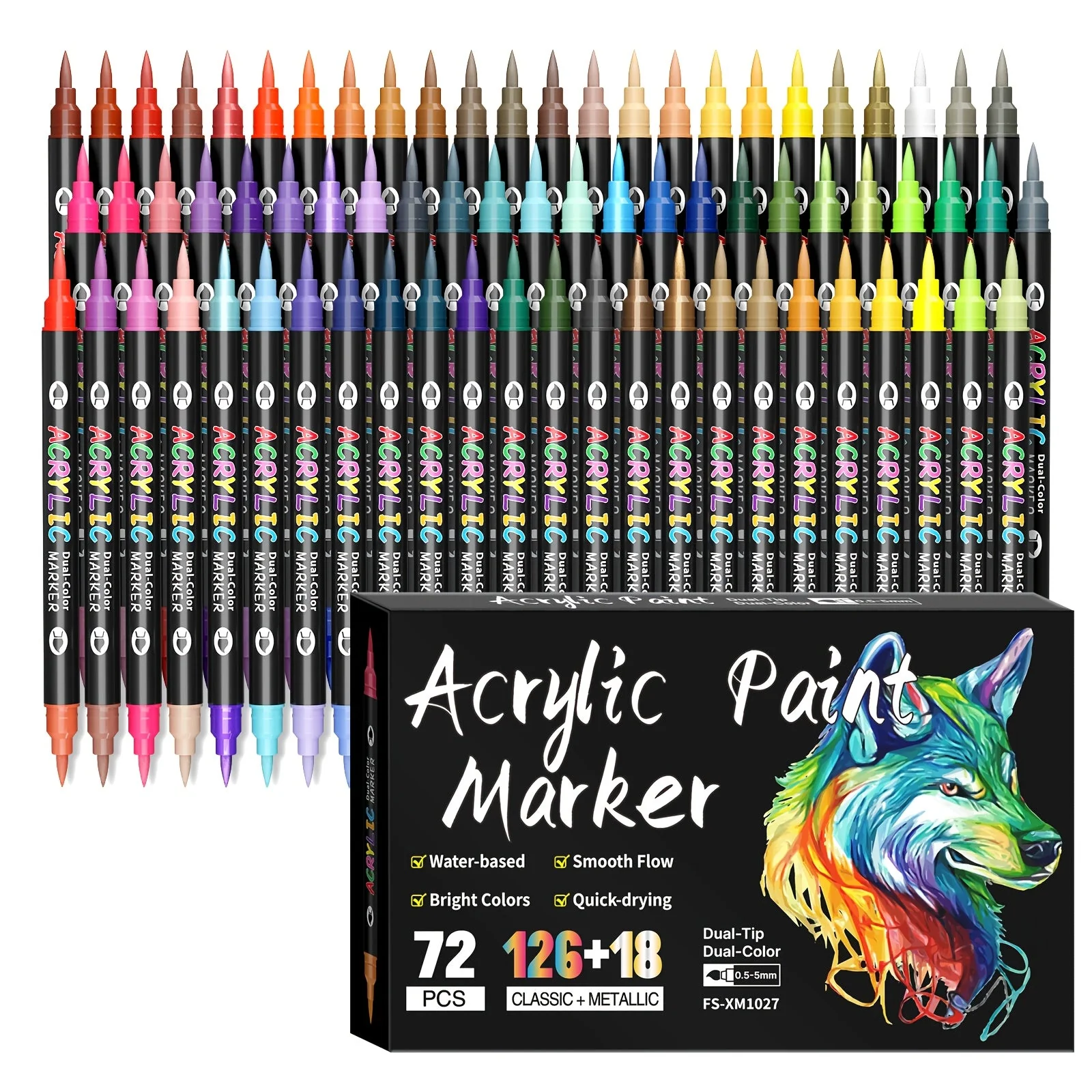 Set of 120 Acrylic Markers - Image 13