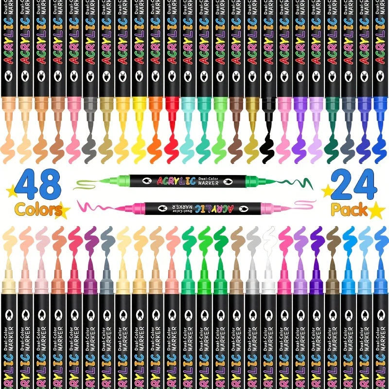 Set of 120 Acrylic Markers - Image 14
