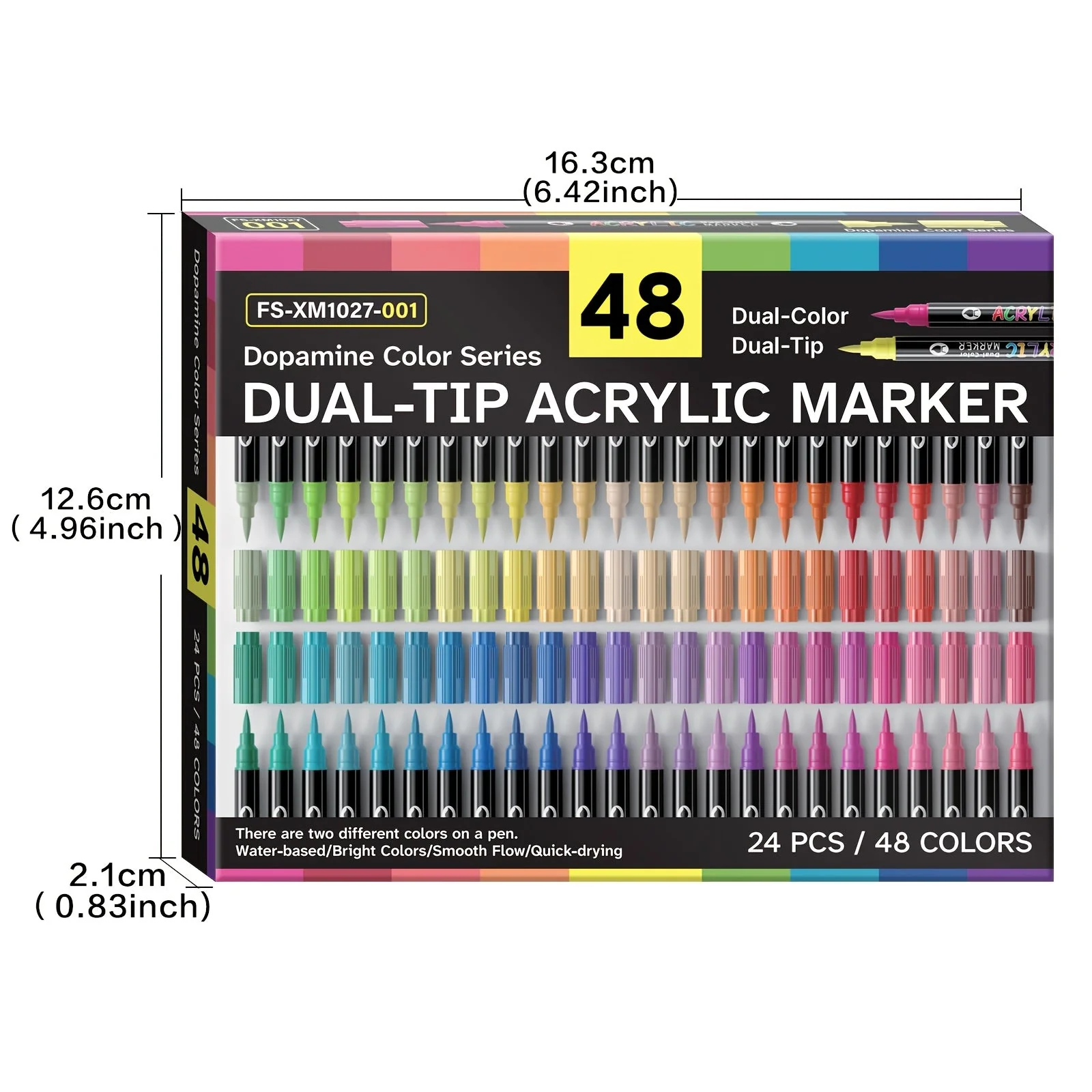 Set of 120 Acrylic Markers - Image 16