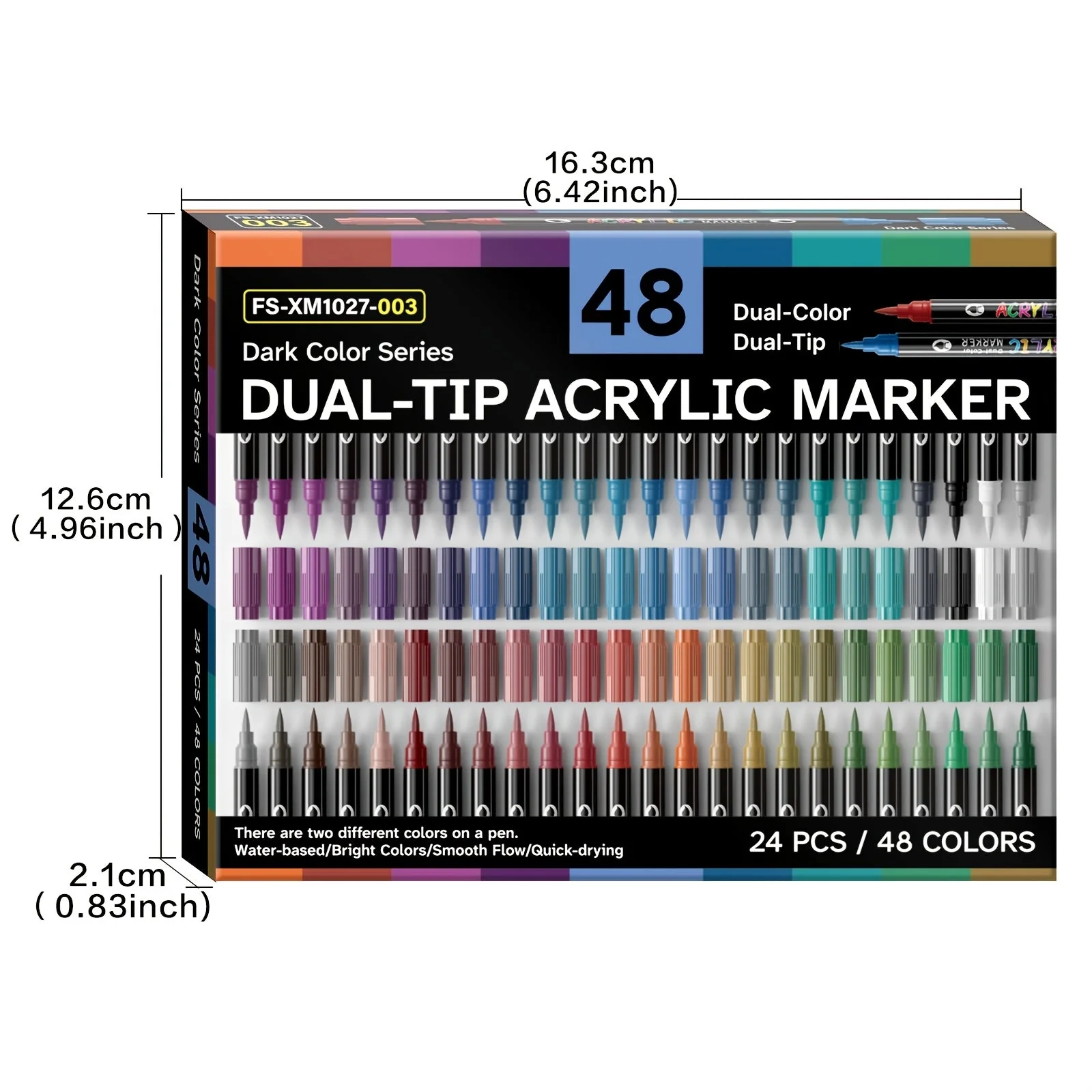Set of 120 Acrylic Markers - Image 17