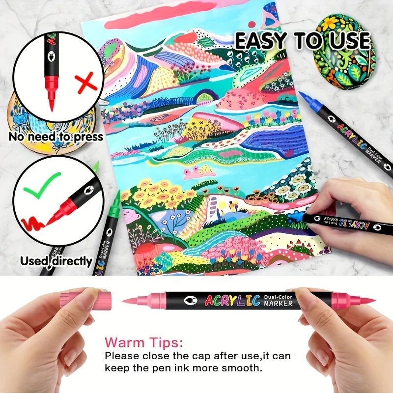 Set of 120 Acrylic Markers - Image 5