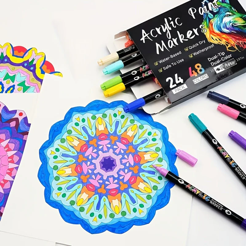 Set of 120 Acrylic Markers - Image 8