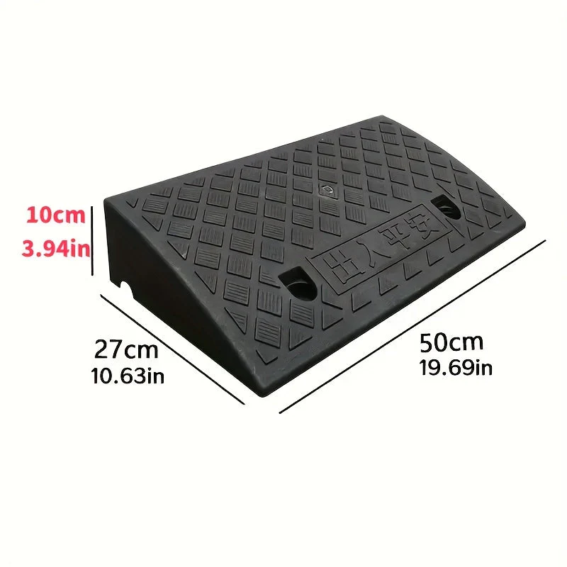 Set of 2 Curb Ramps, 10 cm Height, Made of PE - Image 4