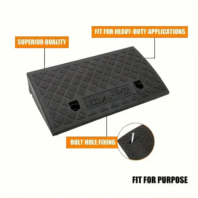 Set of 2 Curb Ramps, 10 cm Height, Made of PE - Image 5