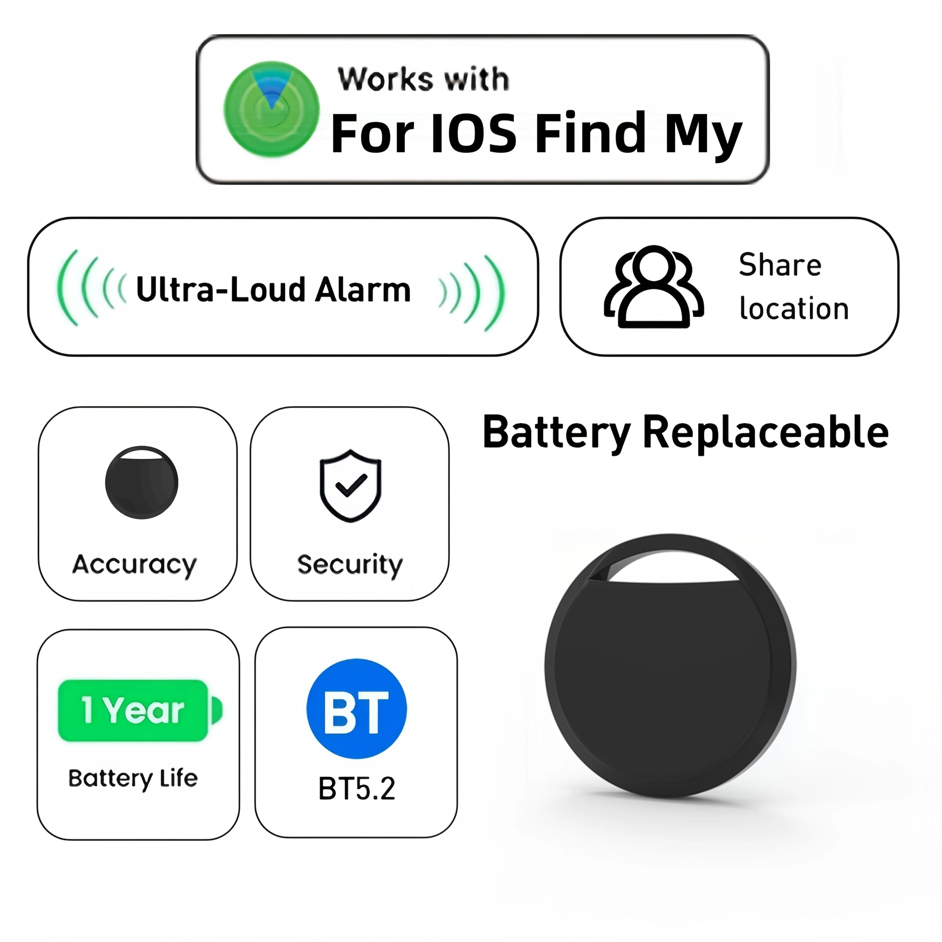 Set of 4 Smart Bluetooth Tracking Tags - Image 10