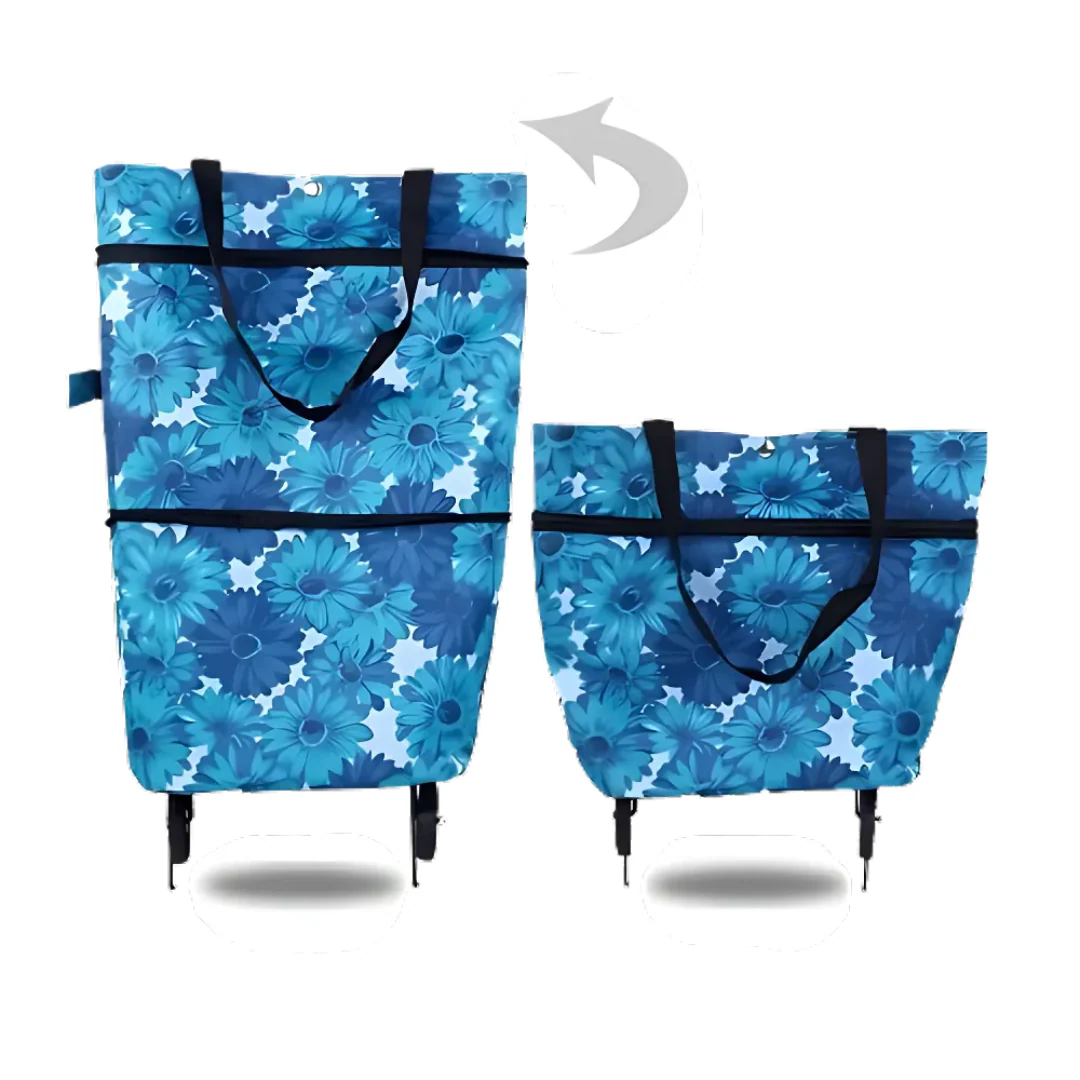 Shopping Cart | Collapsible Rolling Bag | Lightweight Carrier | Icone - Image 12