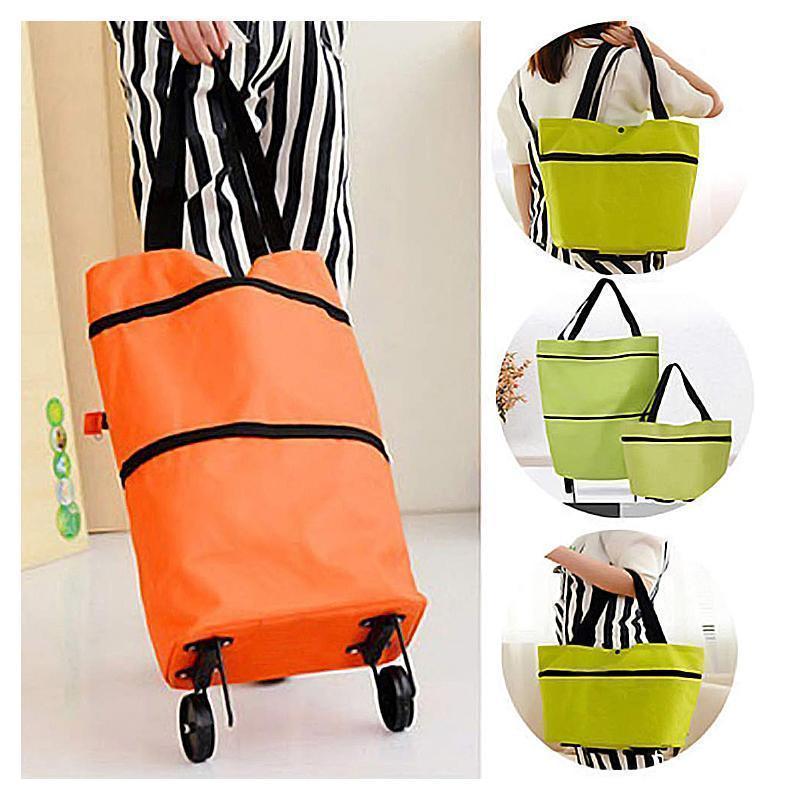 Shopping Cart | Collapsible Rolling Bag | Lightweight Carrier | Icone - Image 14
