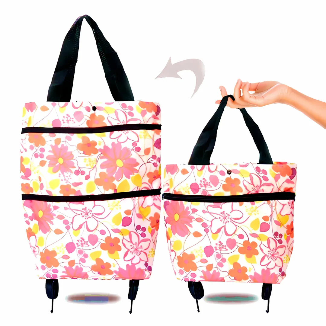 Shopping Cart | Collapsible Rolling Bag | Lightweight Carrier | Icone - Image 20