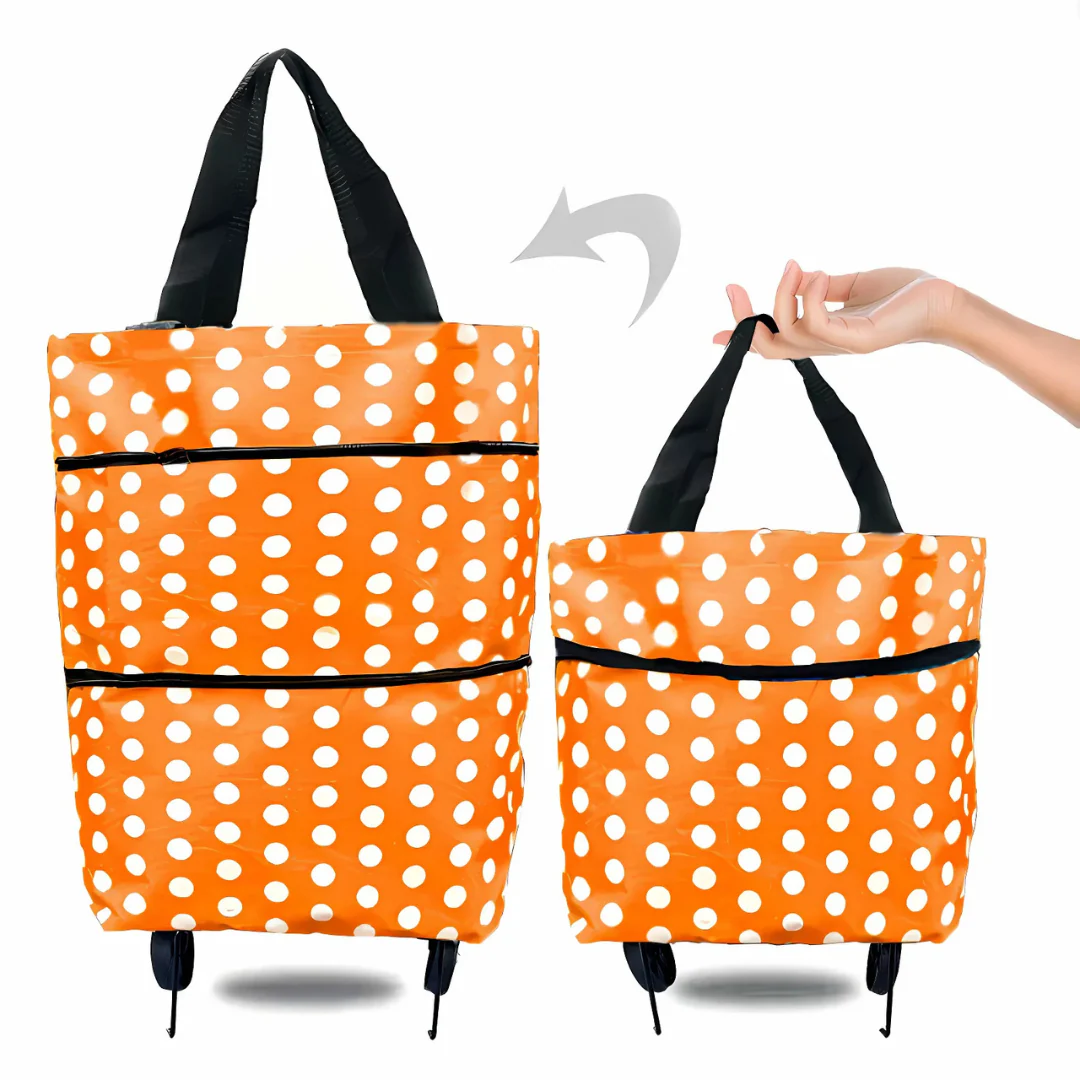 Shopping Cart | Collapsible Rolling Bag | Lightweight Carrier | Icone - Image 8