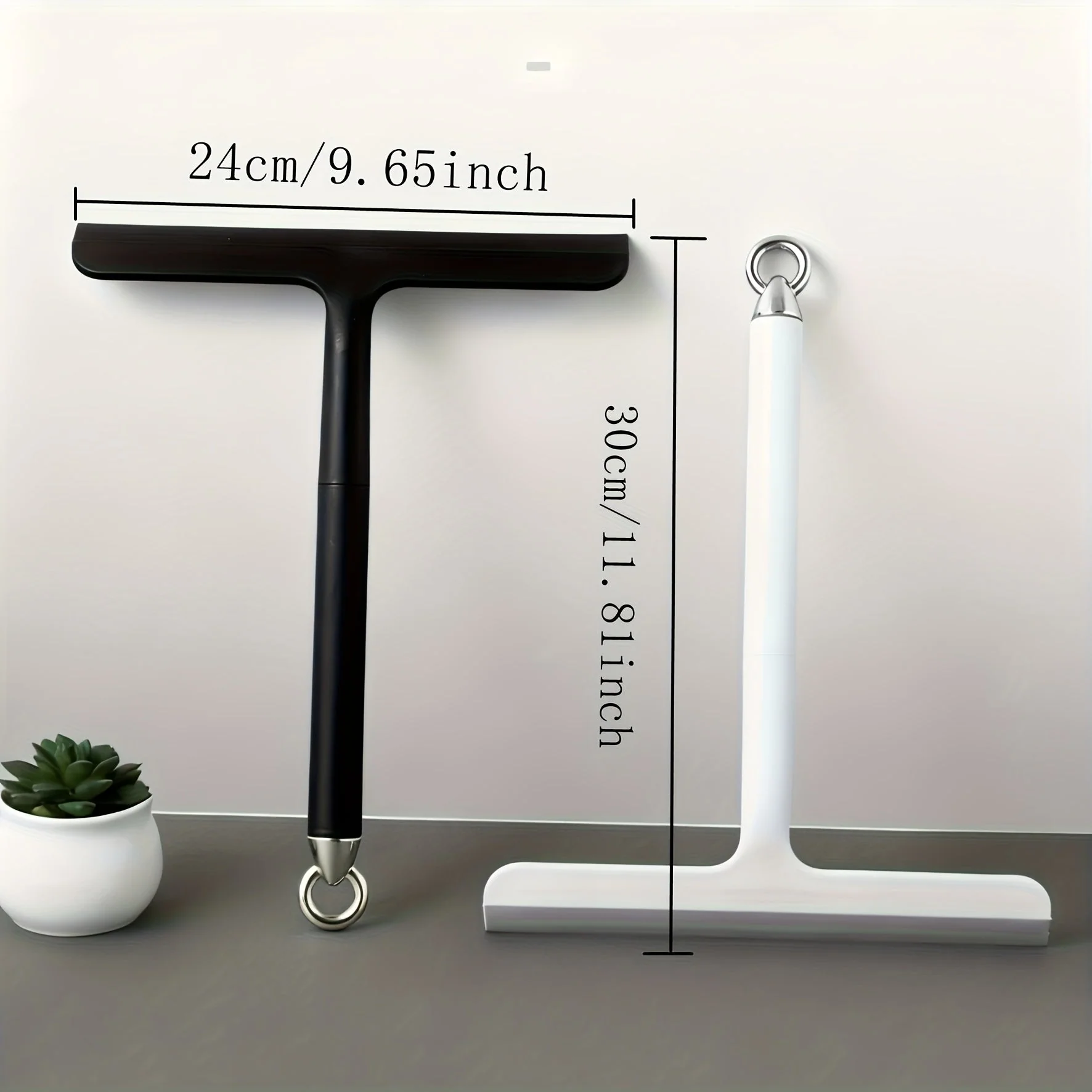 Silicone Shower Squeegee with 24 cm Blade Width - Image 4