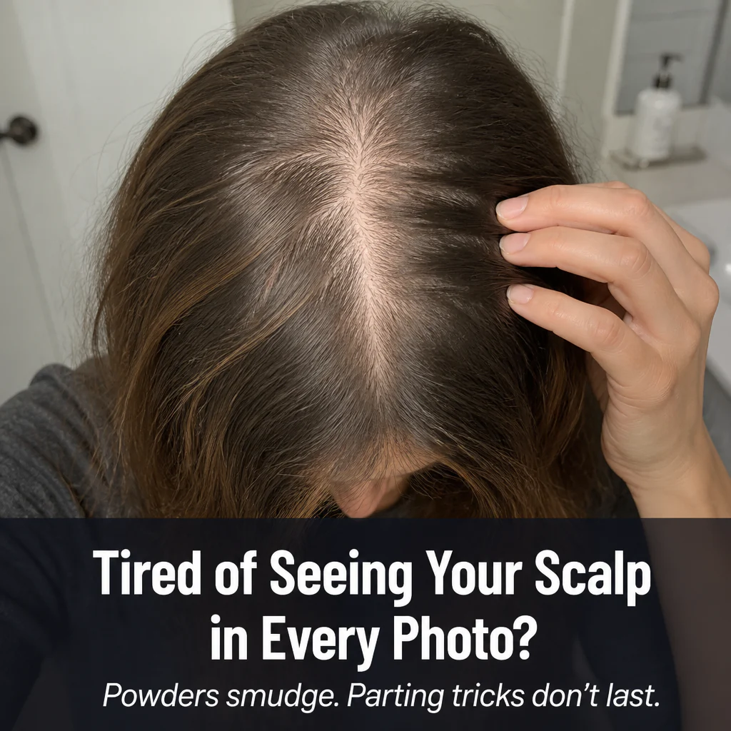 SilqueVeil™ — Cover Thinning Hair With a Part That Looks Like Real Scalp - Image 2