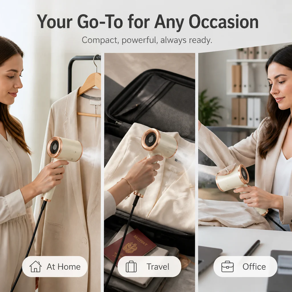 SleekSteam™ — Steam, Dry-Press & Pack Wrinkle-Free Style in Seconds Anywhere - Image 7