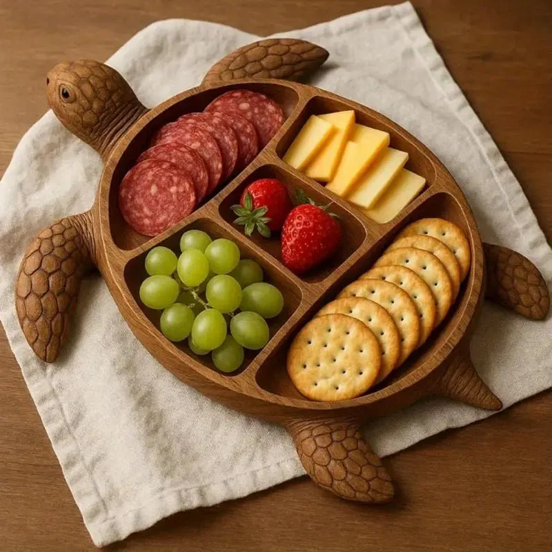 Snack Tray | Solid Wood Serving Board | Animal Design | NaturKueche - Image 10