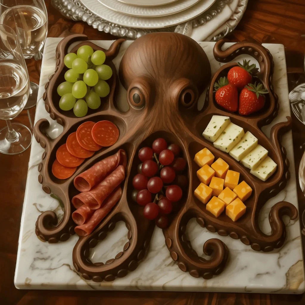 Snack Tray | Solid Wood Serving Board | Animal Design | NaturKueche - Image 5