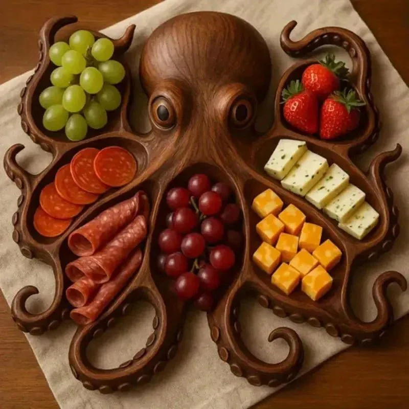 Snack Tray | Solid Wood Serving Board | Animal Design | NaturKueche - Image 8