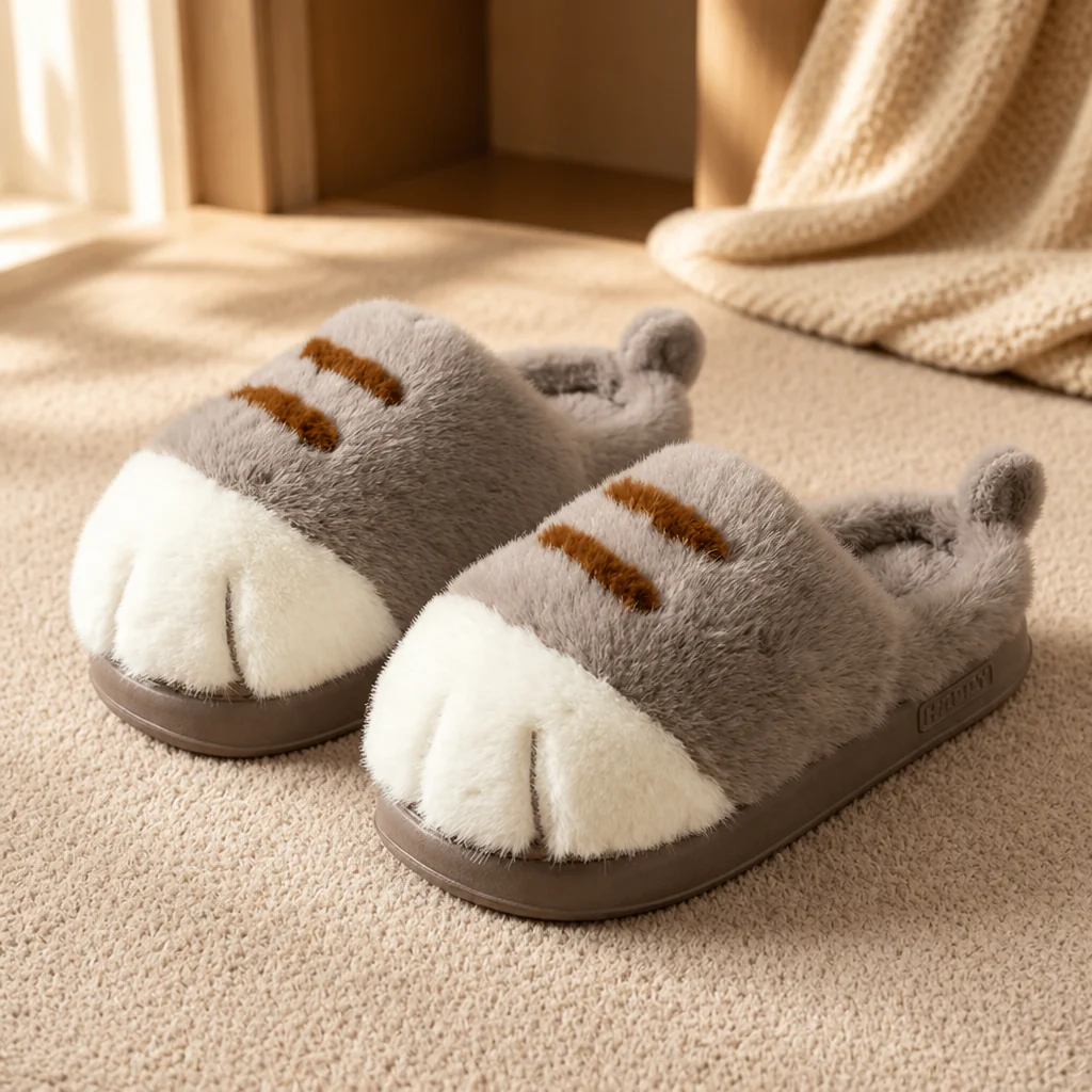 SnugPaw™ Plush Slippers — Feel the Warm, Cloud-Soft Hug Your Feet Crave Every Day