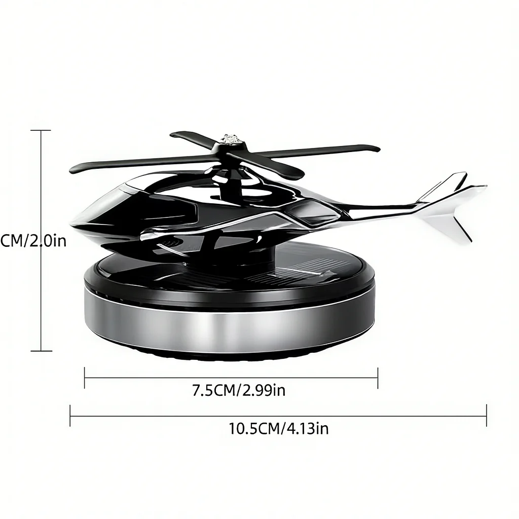 Solar Aromatherapy Car Diffuser with Rotating Design - Image 9