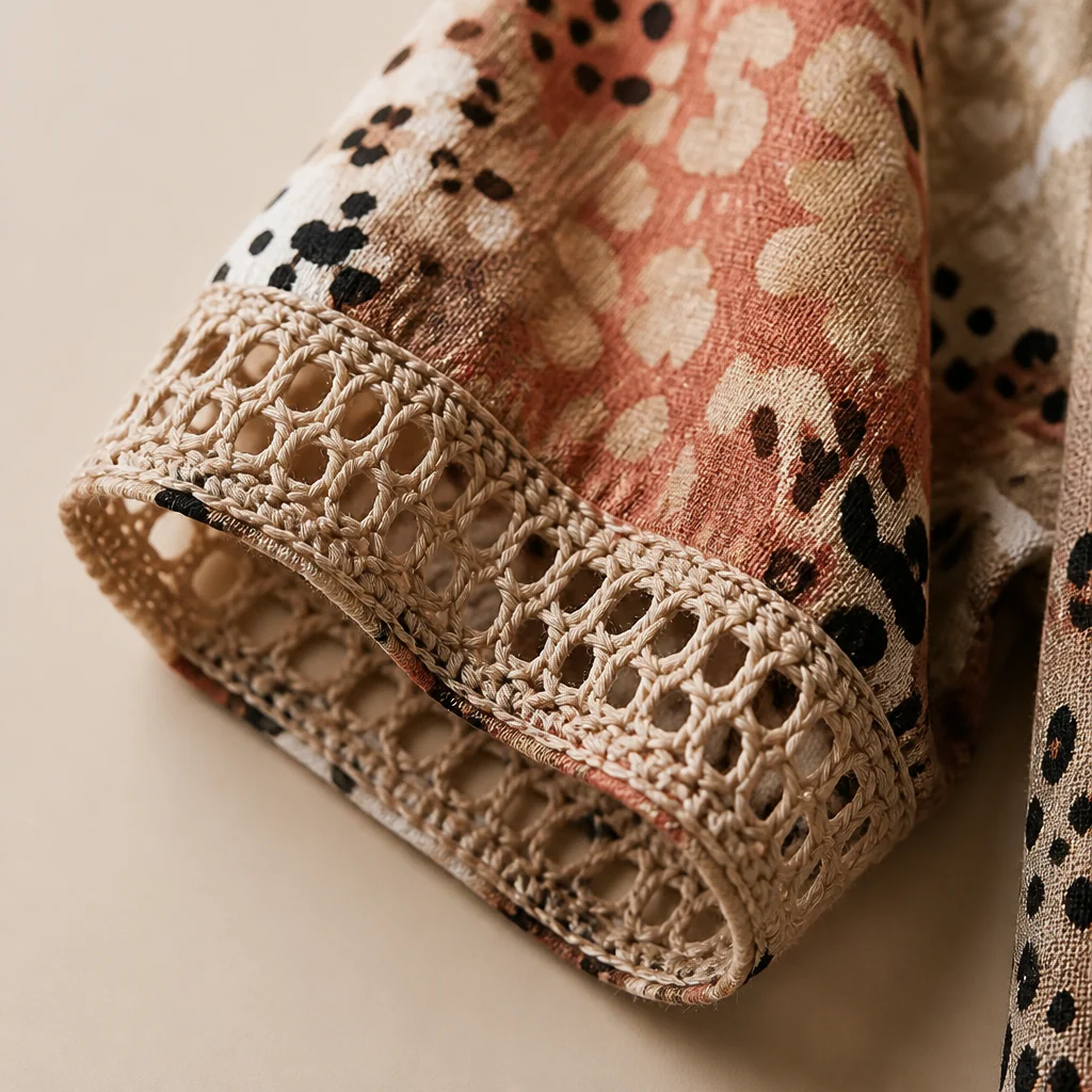 Aesthetic — printed boho midi dress sold on style, ease, and mature-vacation identity. - Image 6