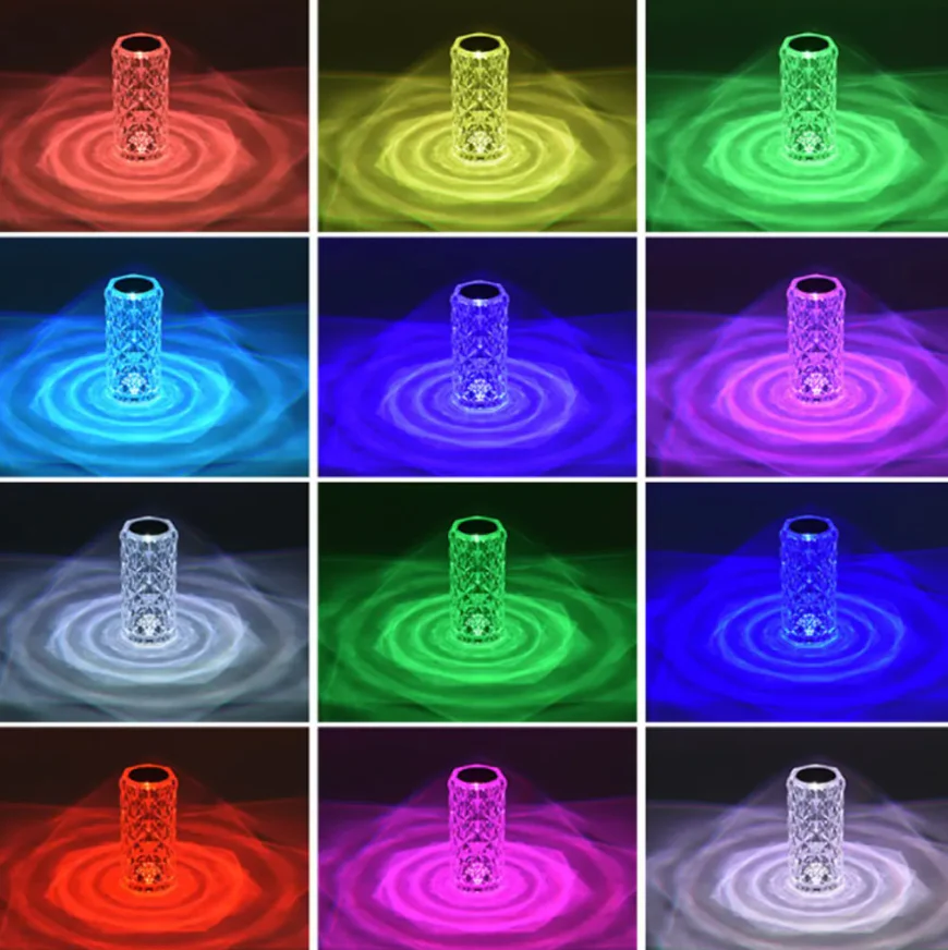 SparklingGlow | LED Crystal Touch Table Lamp with 16 Colors and Remote Control - Image 12