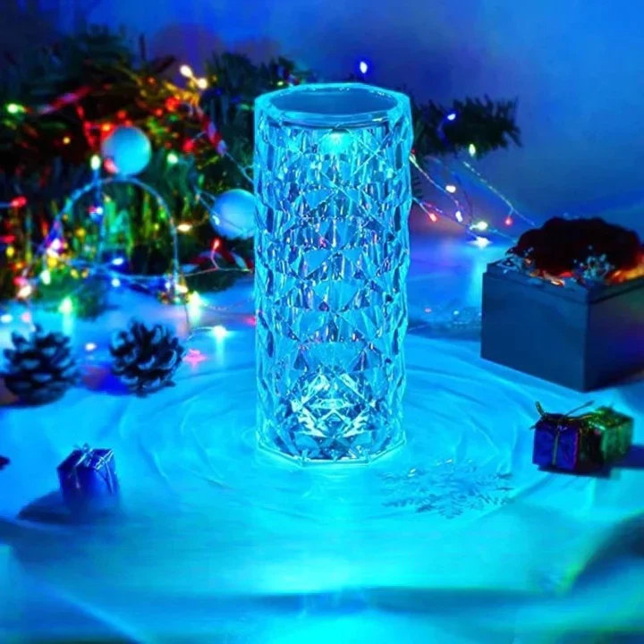SparklingGlow | LED Crystal Touch Table Lamp with 16 Colors and Remote Control - Image 8
