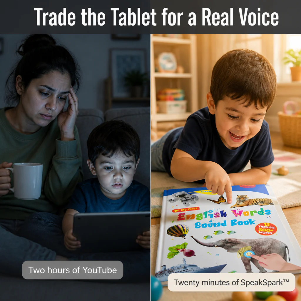 SpeakSpark™ — Swap Screen Time for 300+ English Words Kids Tap and Repeat - Image 2