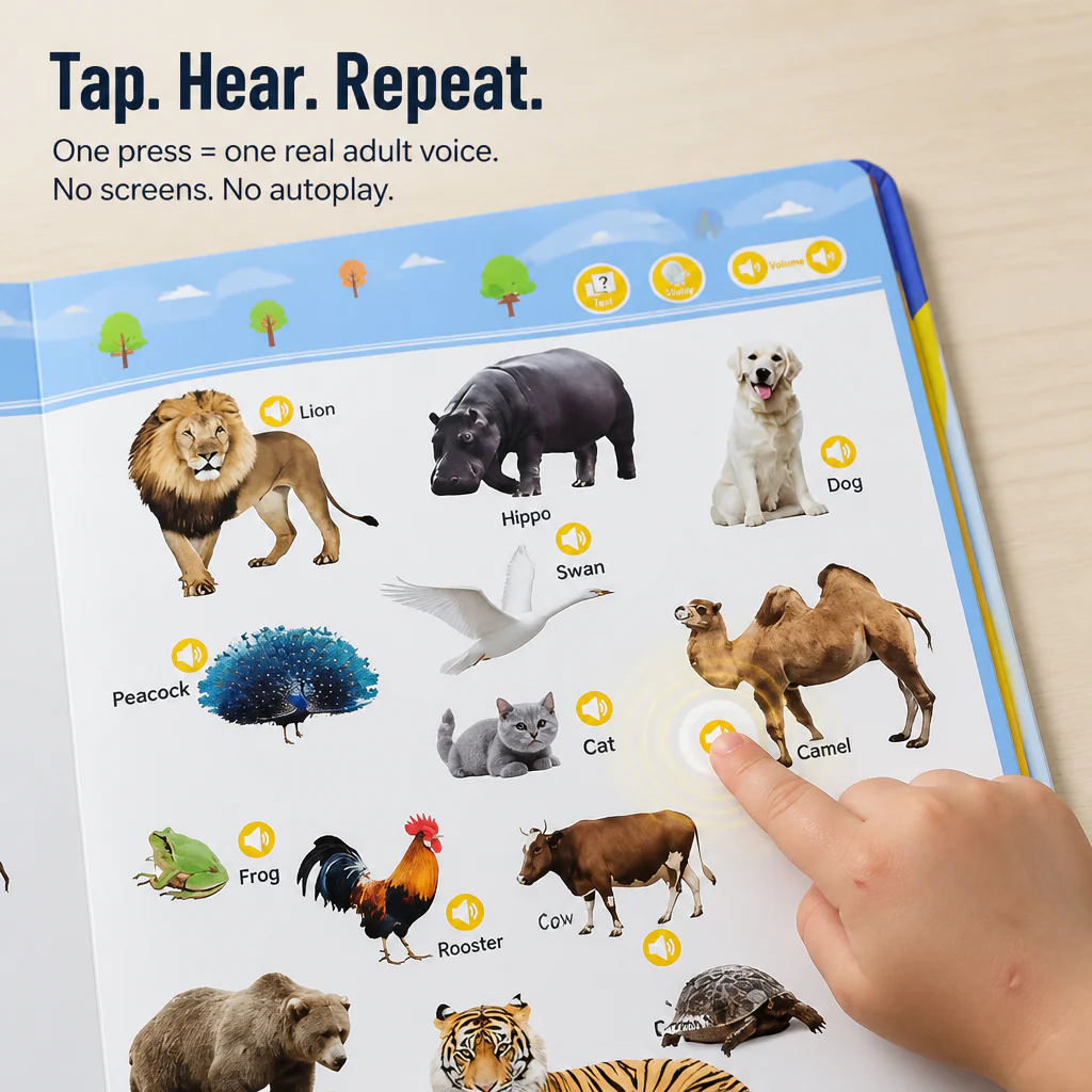 SpeakSpark™ — Swap Screen Time for 300+ English Words Kids Tap and Repeat - Image 3
