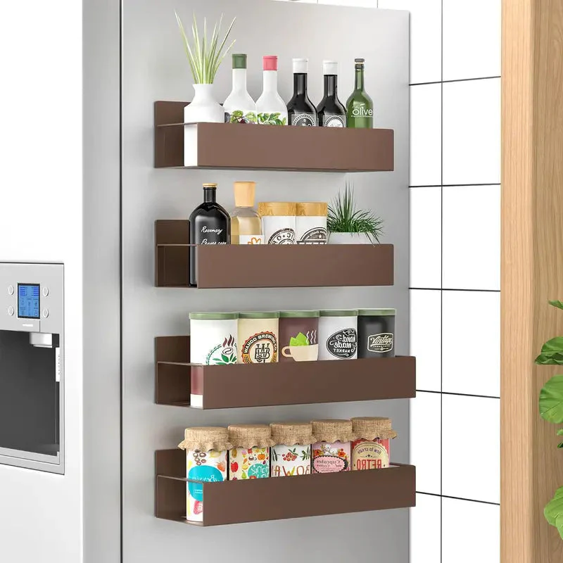 Spice Organizer | 4-Piece, Magnetic – Powder Coated | No Drilling Needed | KitchenDock - Image 14