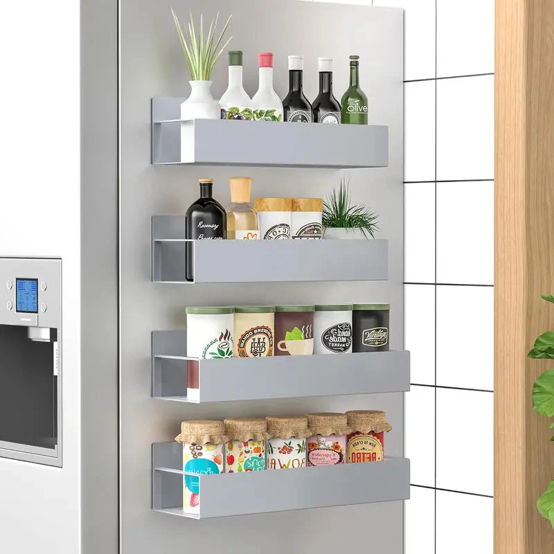 Spice Organizer | 4-Piece, Magnetic – Powder Coated | No Drilling Needed | KitchenDock - Image 5