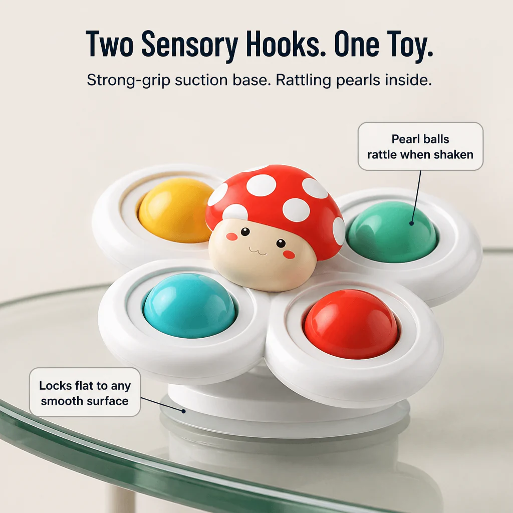 SpinSoothe™ — Stick One on the Tray and Finish Your Meal in Peace | 3-Pack - Image 3