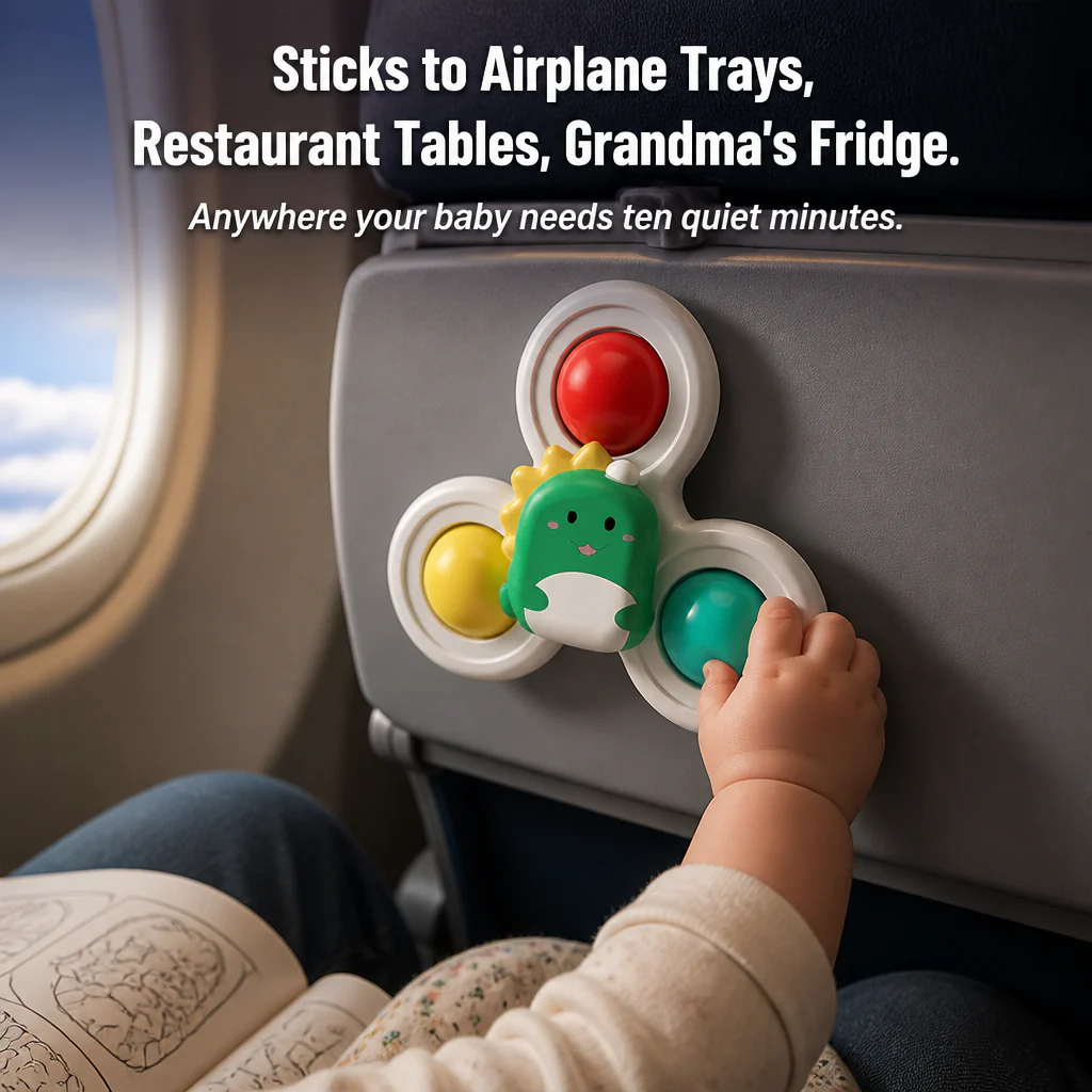SpinSoothe™ — Stick One on the Tray and Finish Your Meal in Peace | 3-Pack - Image 4