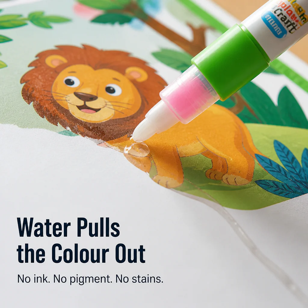 SplashCraft™ — Hand Kids Hours of Quiet Colouring Without a Single Stain - Image 4