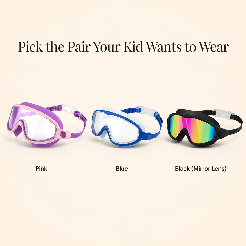 SplashyEyes™ — Skip Hair-Yanks, Fog & Raccoon Eyes With Snap-On Kids Goggles - Image 8