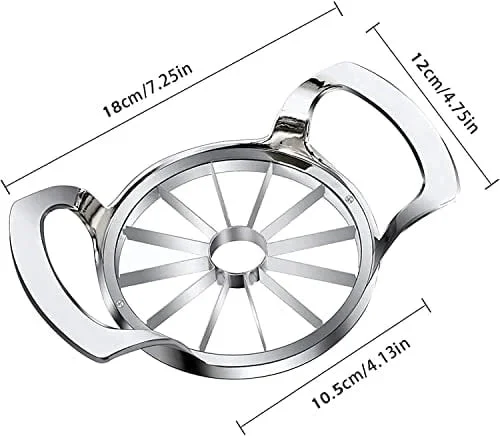 Stainless Steel Apple Slicer – 12 Sections with Core Remover - Image 4