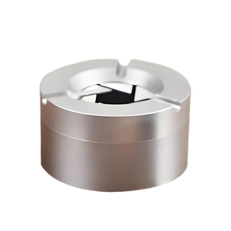Stainless Steel Ashtray with 360° Rotary Lid - Image 10