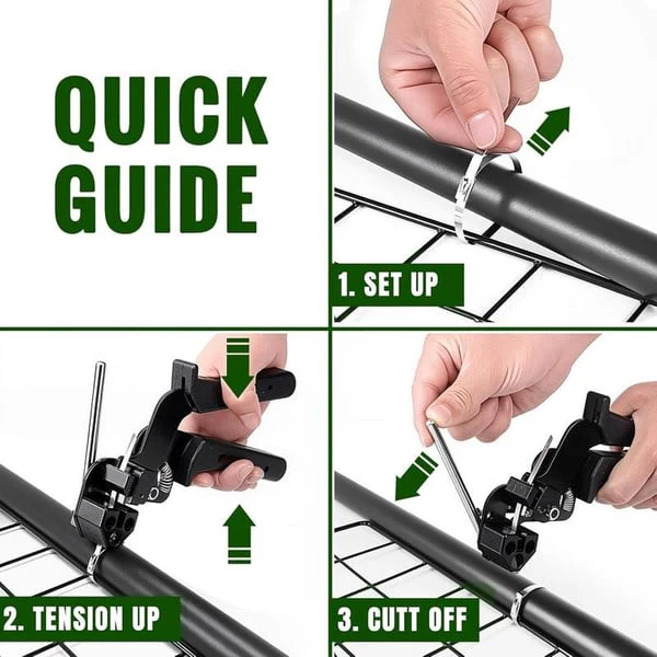 Stainless Steel Cable Tie Gun with Metal Fasteners - Image 5