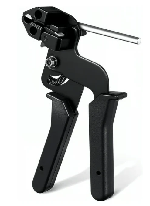 Stainless Steel Cable Tie Gun with Metal Fasteners - Image 9