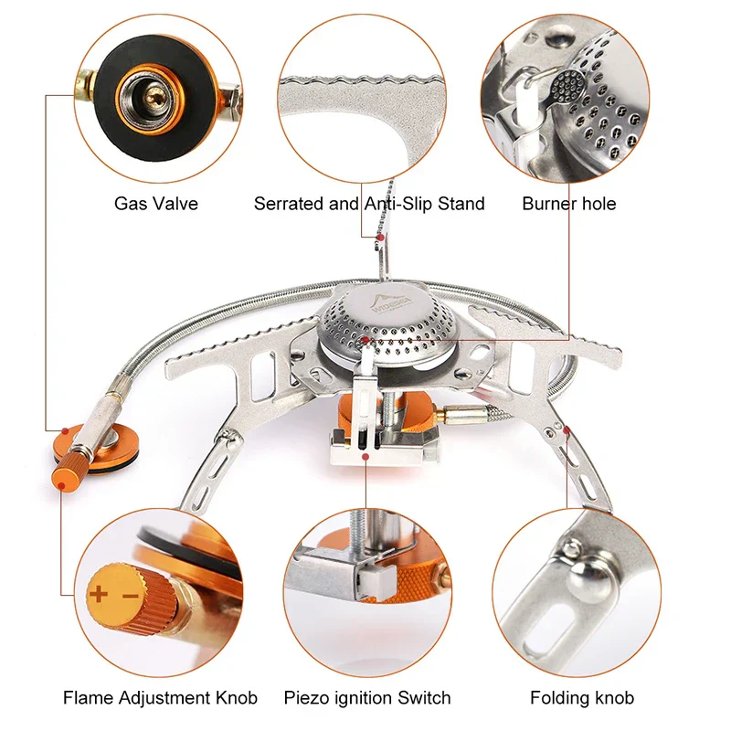 Stainless Steel Camping Gas Stove - Image 6