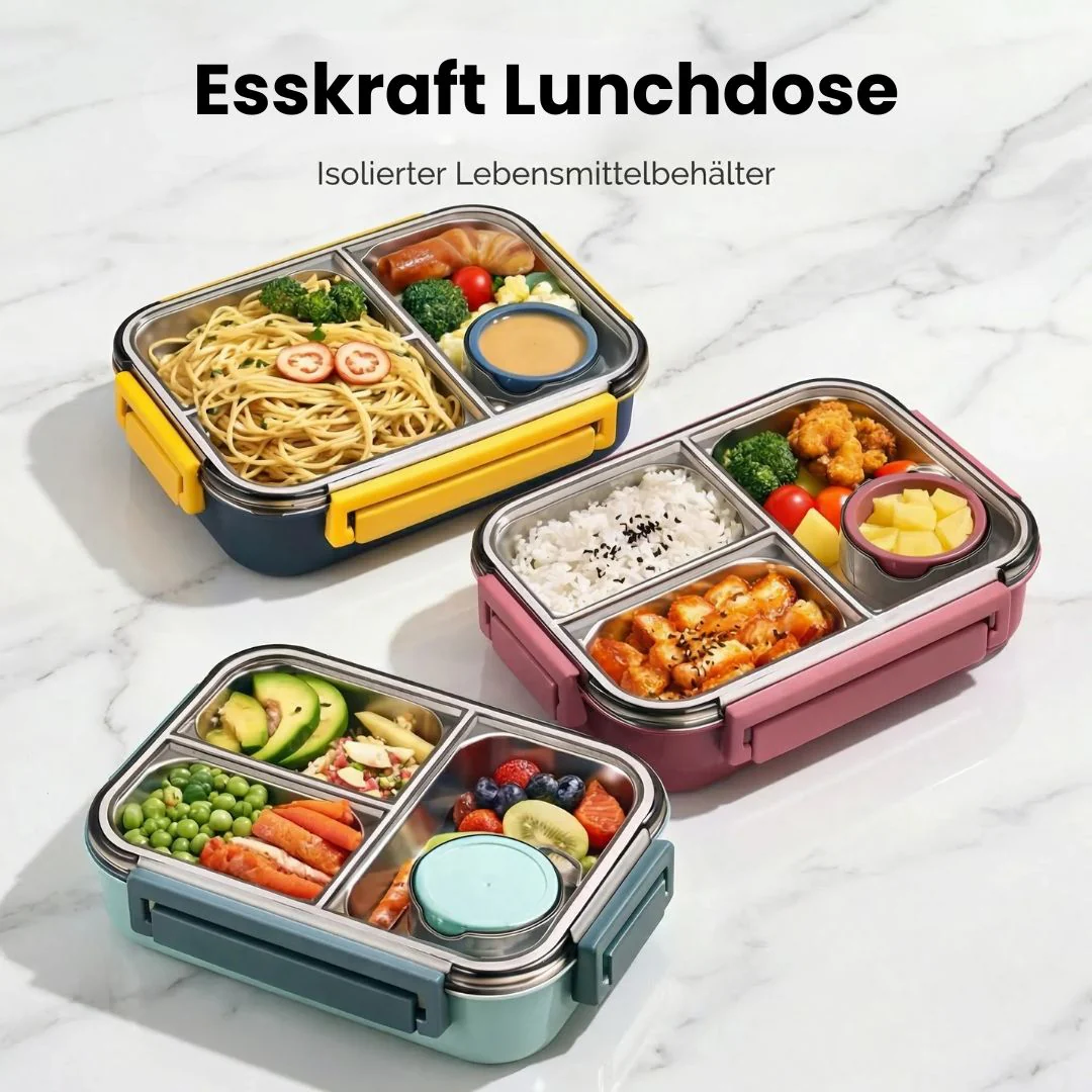 Stainless Steel Compartment Lunch Box - Image 2