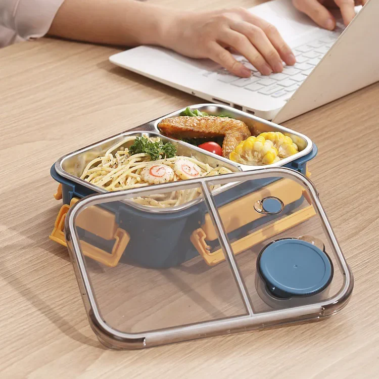 Stainless Steel Compartment Lunch Box - Image 9