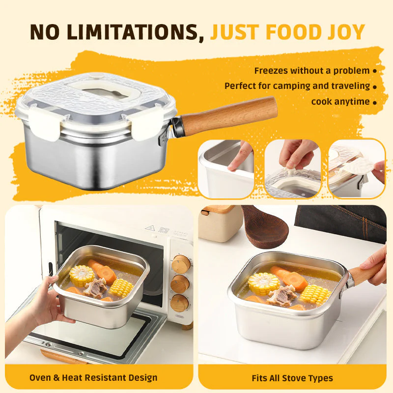 Stainless Steel Deep Fryer – Enjoy Crispy, Healthy Meals Anywhere Effortlessly! - Image 7