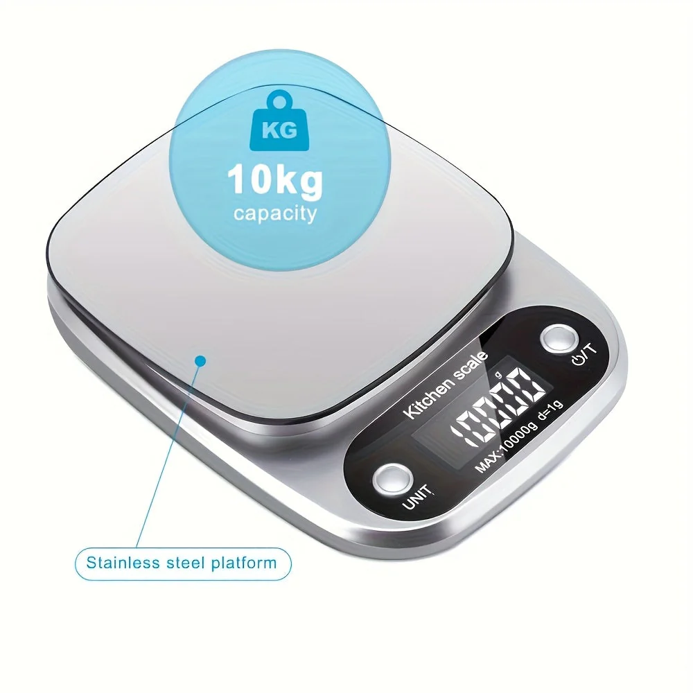 Stainless Steel Digital Kitchen Scale - Image 4