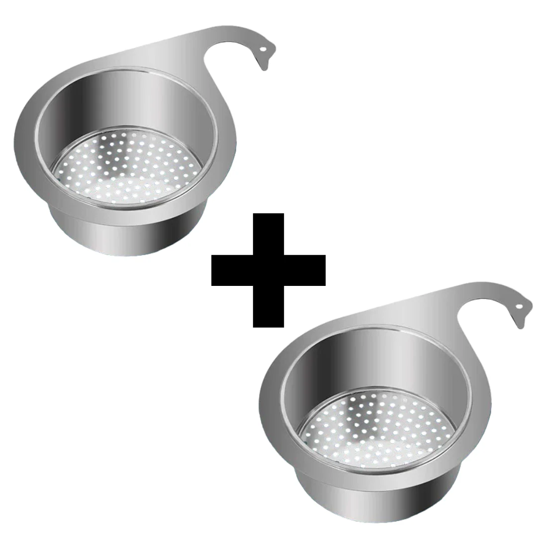 Stainless Steel Sink Basket Strainer | Swan-Shaped Drain Filter | SinkStrainer - Image 5