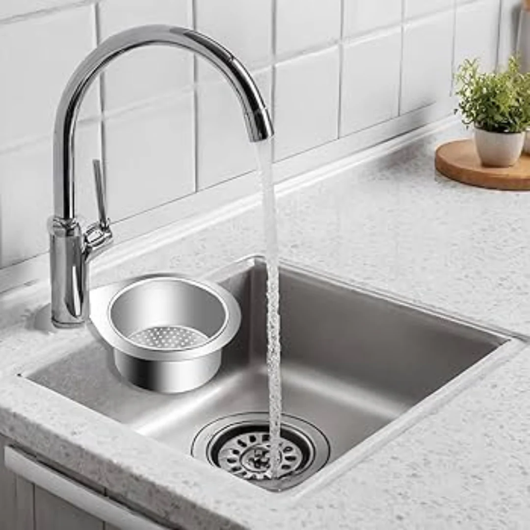 Stainless Steel Sink Basket Strainer | Swan-Shaped Drain Filter | SinkStrainer - Image 6
