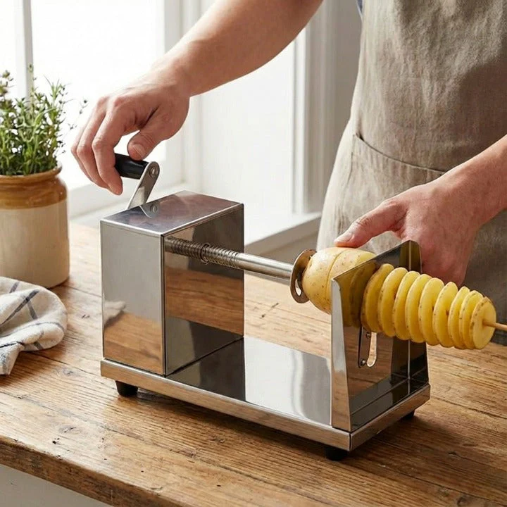 Stainless Steel Spiral Cutter for Uniform Spiral Shapes - Image 2