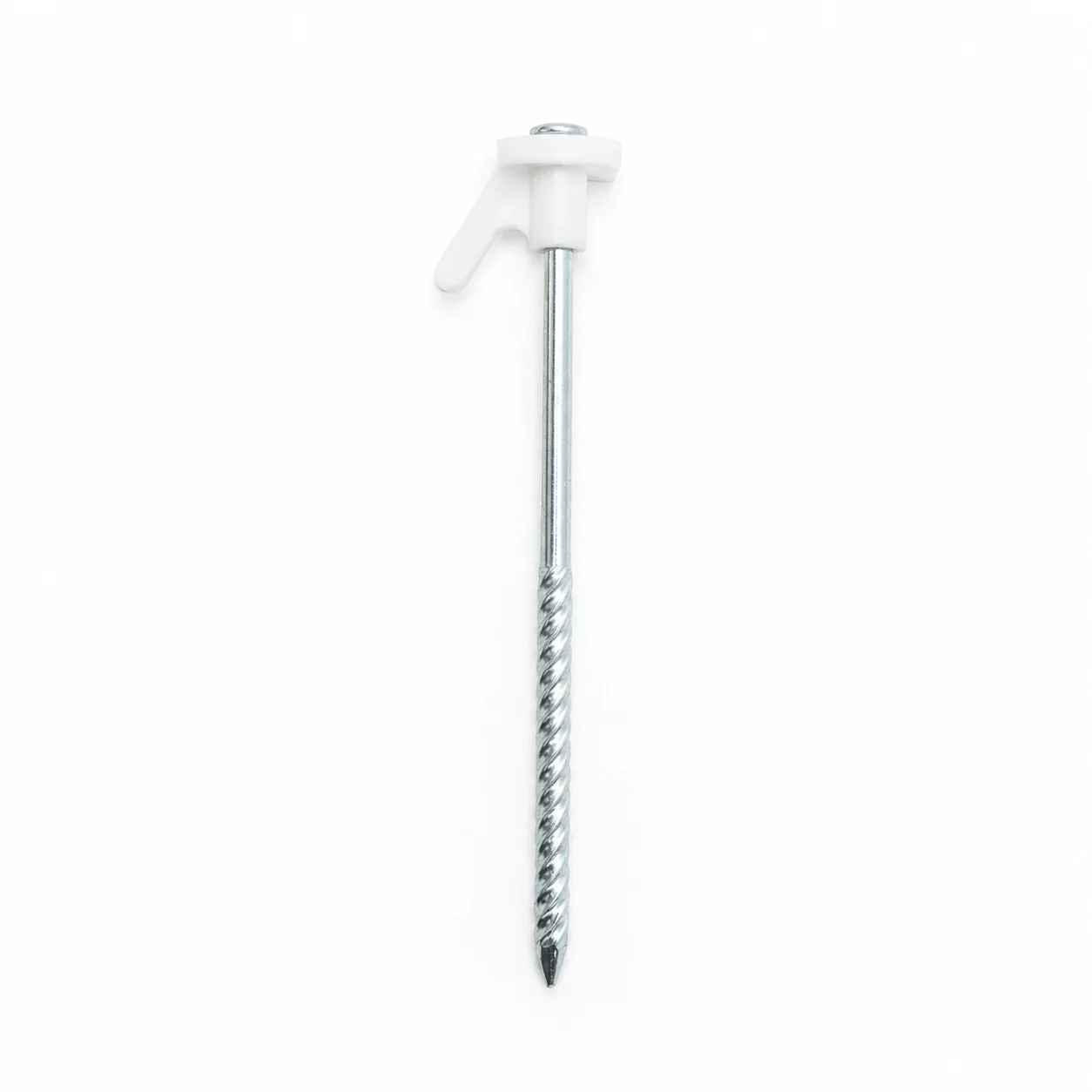 Steel Tent Stakes with Spiral Threads