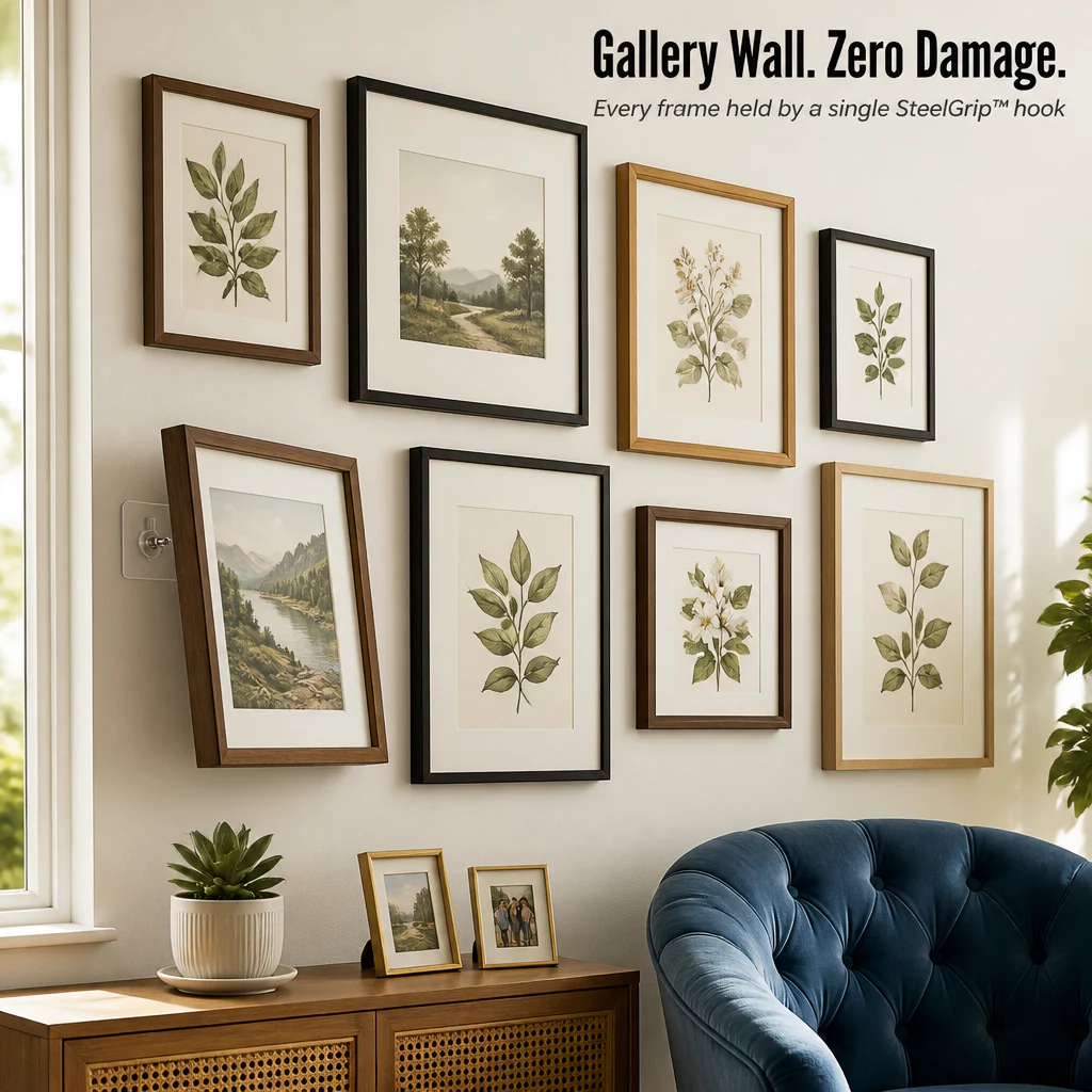 SteelGrip™ — Hang Heavy Frames Without Drilling a Single Hole in Your Wall - Image 6