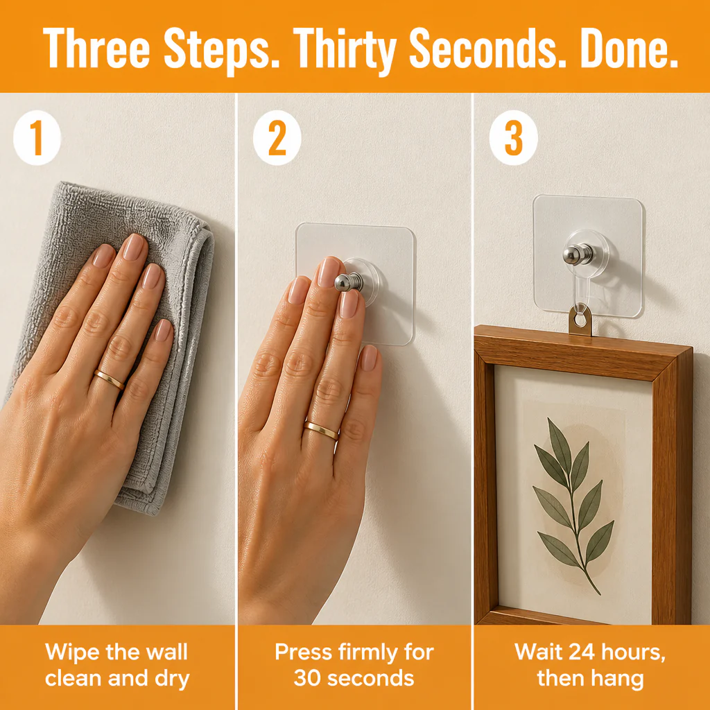 SteelGrip™ — Hang Heavy Frames Without Drilling a Single Hole in Your Wall - Image 7
